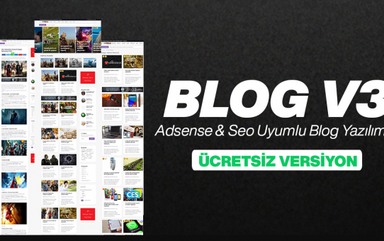 Blog Scripti v3 2019 Full İndir